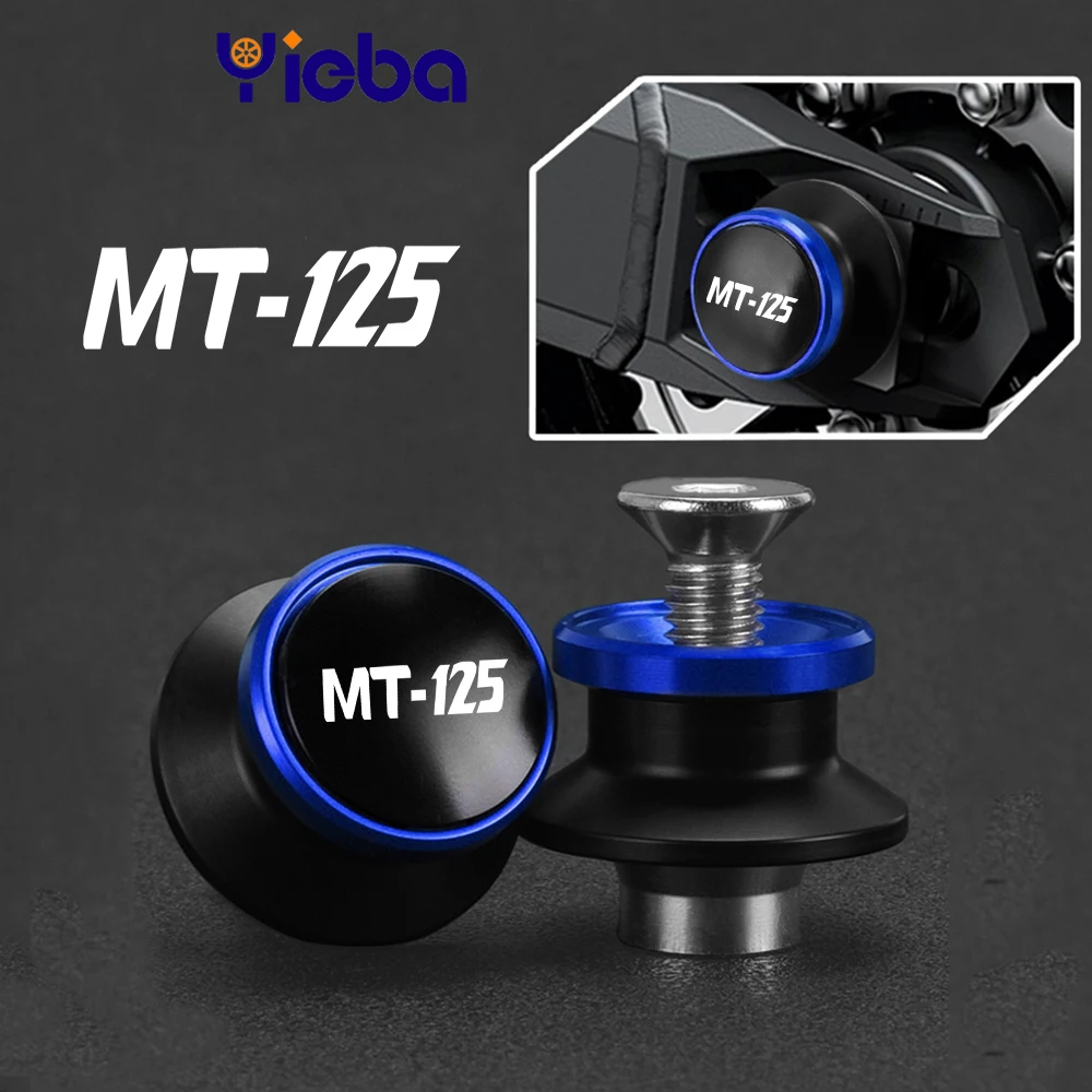 Mt Mt 125 2023-2020 Moto 6Mm Forcellone Bobine Supporto Posteriore Viti Cursori Per Yamaha Mt 125 Mt125 Mt-125 2023 2022 2021 2020