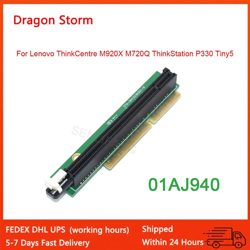 Nova Placa Gráfica de Expansão Pcie16 para Lenovo Thinkcentre M920x M720q Thinkstation P330 Tiny5 01aj940
