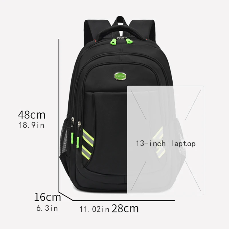 Men's and women's backpacks, lightweight business travel backpacks, equipped with adjustable shoulder straps, multiple compartme