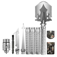 Military Tactical Multifunction Shovel Outdoor Nuggets Tools Camping Survival Folding Spade Tool Car Equipment Snow Shovel Set 1