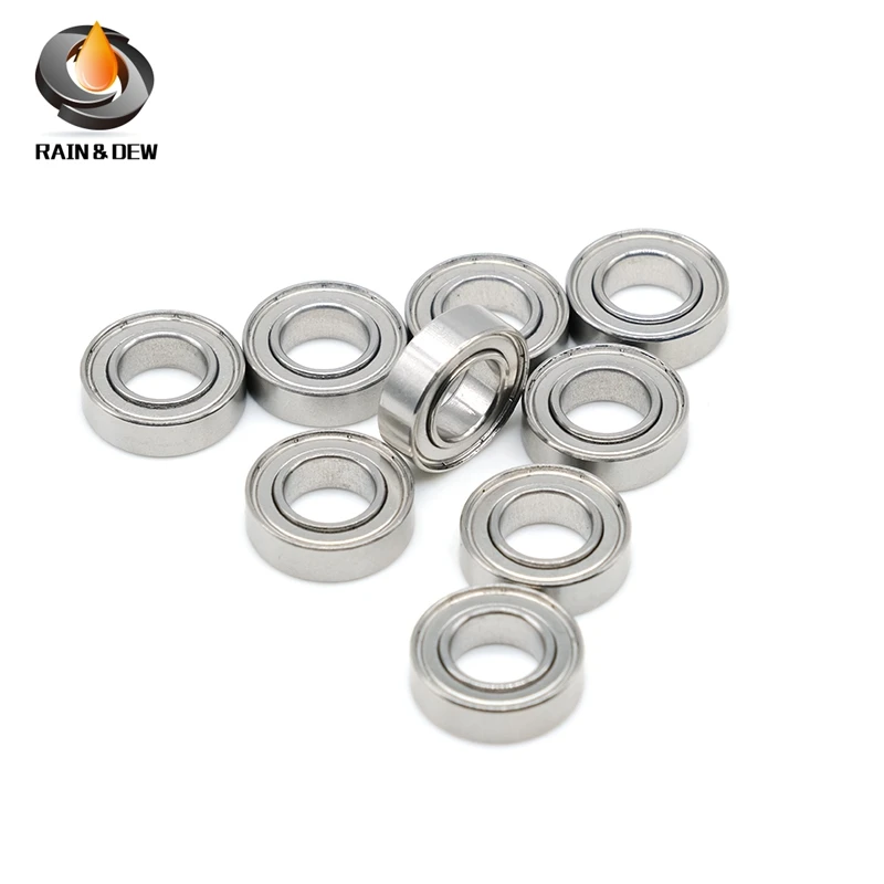 Rolamentos de Esferas de Rolamento S6800zz Abec7 440c 10x19x5 mm Pcs Aço Inoxidável