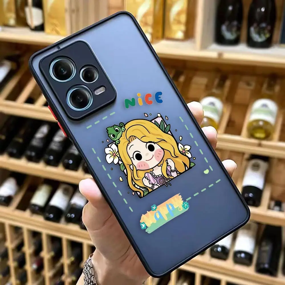 thumbnail image 1 of Funda mate para Redmi NOTE 12 11 10 11S 10S 9 9S 9T 8 7 6 5 4 PRO PLUS 4G 5G Funda Coque Capa Shell dibujos animados Anime Blancanieves, 1 of 5