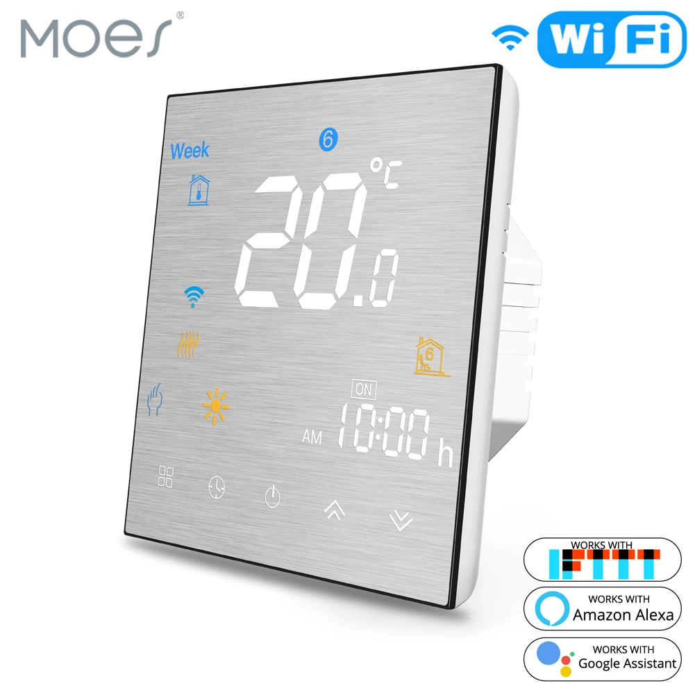 Moes Wifi Smart Thermostat Temperature Controller For Water/electric