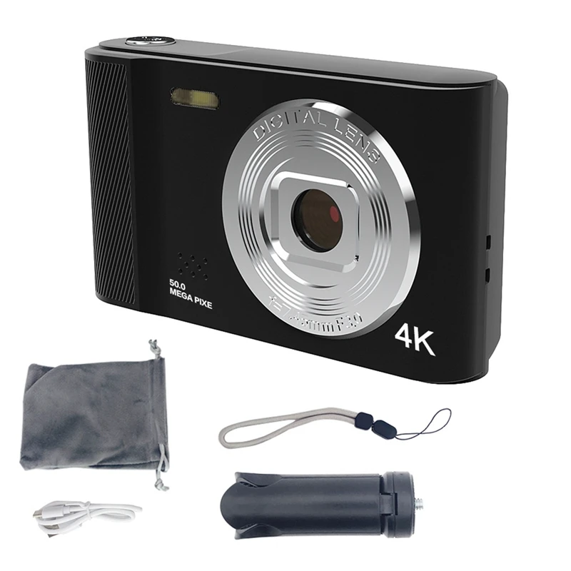 A73E-4K Camera Student Digital Ultra-Thin Anti-Shake Smart Zoom Portable Retro Camera