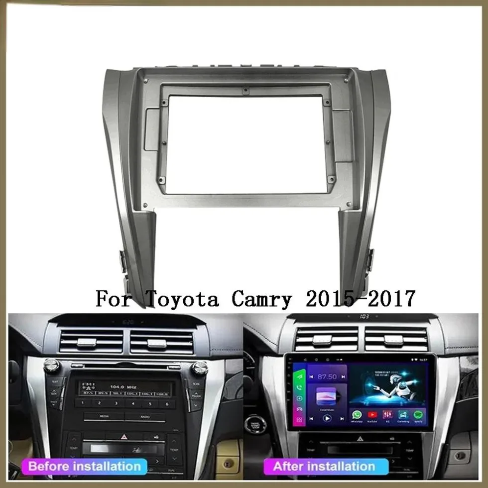 

Автомобильная рамка для аудиоприборной панели, 10,1 дюйма, 2Din, для Toyota Camry 2015-2017