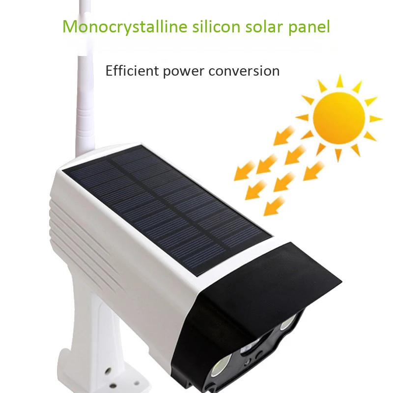 Solar Motion Sensor Light,Dummy Camera Waterproof Fake Camera Outdoor Indoor Street Spotlight Lamp Garden Wall Lamp,COB