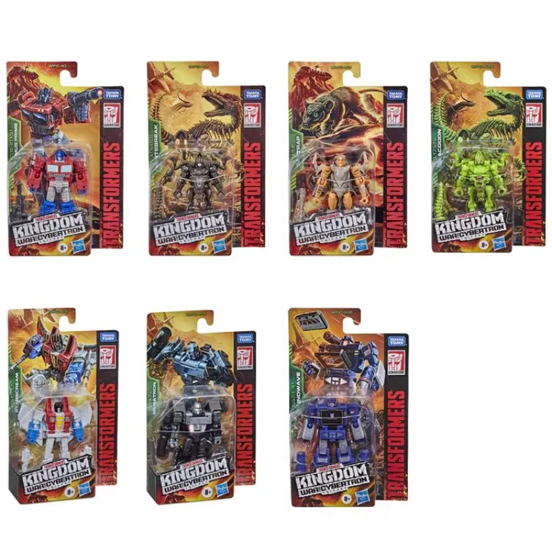 Transformers Kingdom Core Optimus Prime Megatron Starscream Sonic Action Figure Ornamento Modello Decorazione Giocattolo Per Bambini Regalo