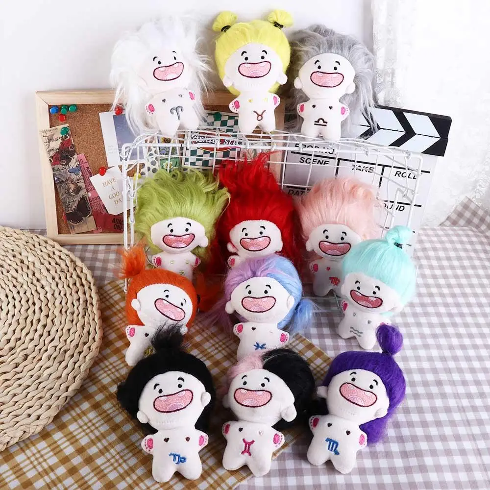 

Toys Fried Hair Missing Teeth Doll Diy Hairstyle Baby Toothless Dolls Keyring Toothless Cotton Plush Doll 12 Constellations