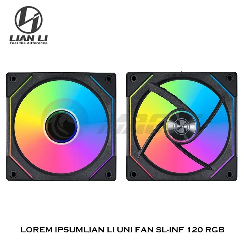 SL INF 120 Reverse /Forward Blade UNI FAN SL-INF INFINITY Mirror RGB Gen. 3Th 40 Leds L-Connect 3