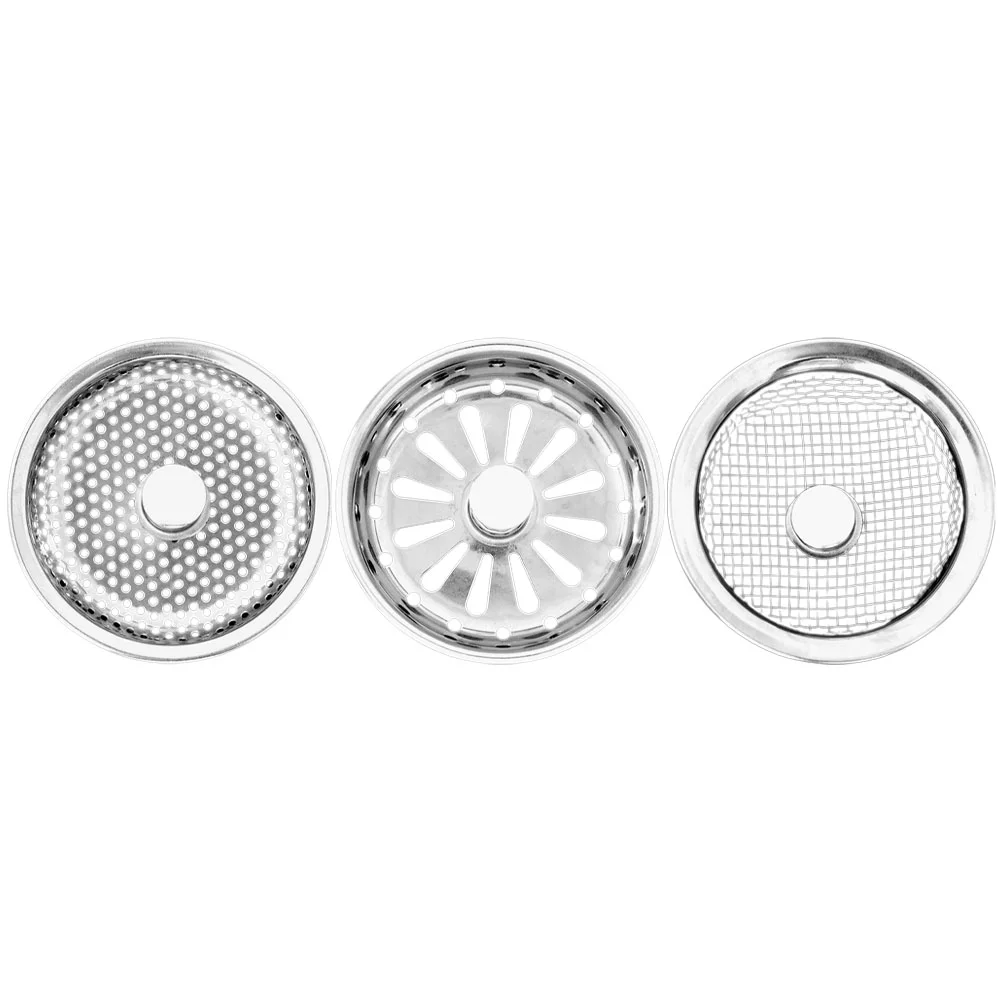 

3 шт., сетчатые пробки для дренажа пола, из нержавеющей стали