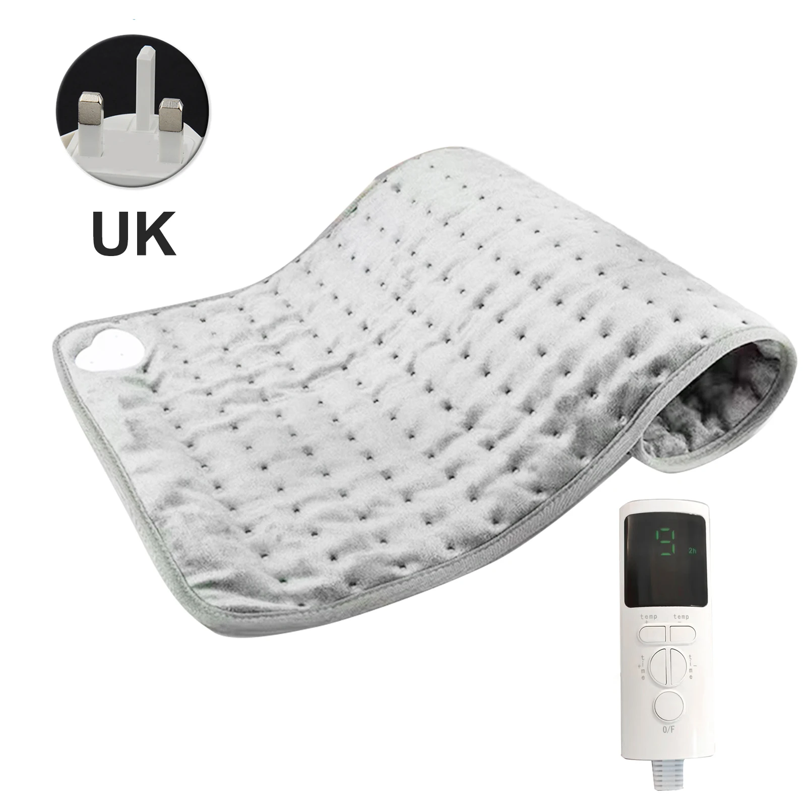 

9 Heat Settings Adjustable Temperature Washable Neck Foot Waist Warming Electric Heating Pad Auto Shut Off Puppy Cramps Relief