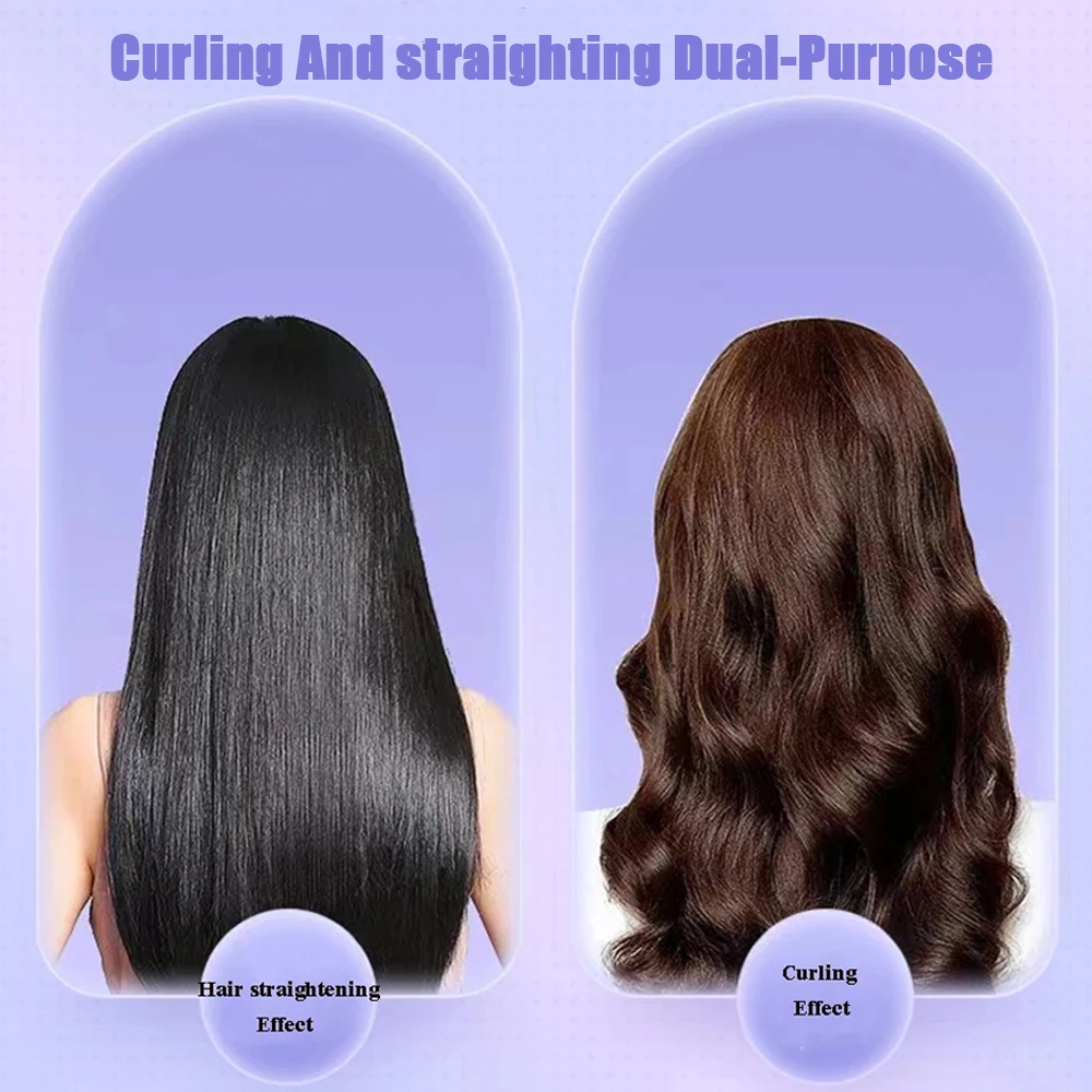 Negative Ion Flat Iron Hair Straightener Curler 10s Fast Heating Pro Ceramic Straightening Curling Iron With Automatic Shut off 3