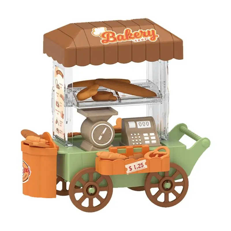 

Kids Ice Cream Cart Toy Toddler Truck Food Cart Ice Cream Toy Trolley Children Role Play Food Cart For Kids Boys Girls Ages 1-3