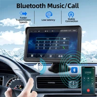 Autoradio sans fil CarPlay Android Auto lecteur vidéo multimédia 7 pouces écran tactile Portable avec USB AUX pour caméra de recul 4