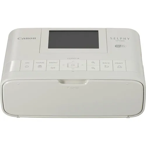 Canon SELPHY CP1300 White Photo Printing Device (Canon Eurasia Guaranteed)