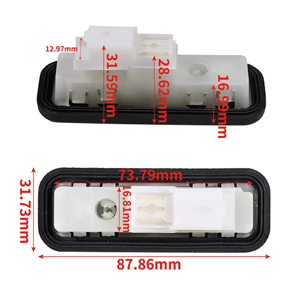 Maniglia Esterna Portellone Posteriore - Ricambio Con OE 6490R3 9676028380 Per Citroen C2 C4 C5 C6, Peugeot 1007 207 3008 308 508 RCZ