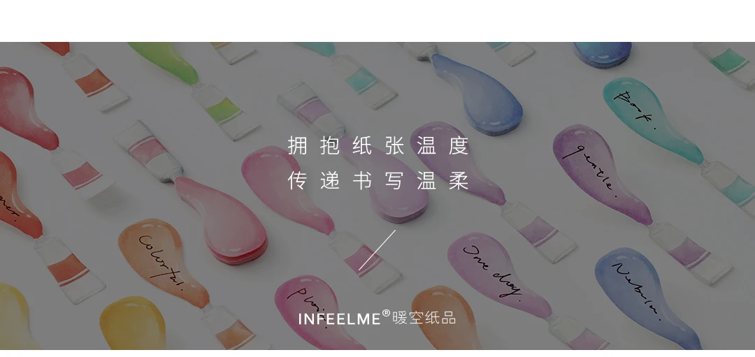 100pcs color palette series Ins message sticky notes reading tags index stickers reading enthusiasts school office supplies