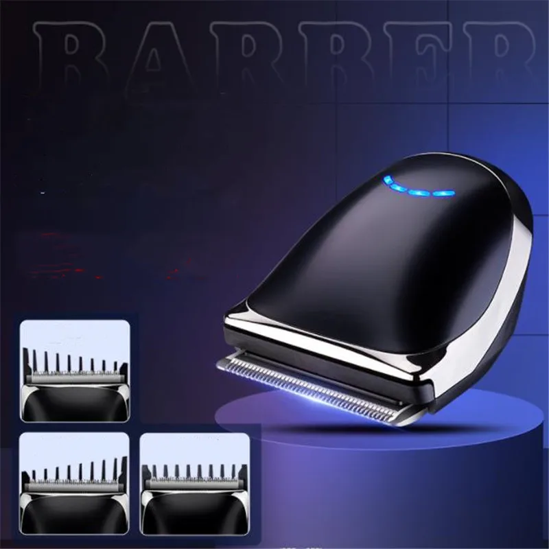 Washable Electric Self Hair Trimmer Self-Cut Haircut Kit Fade Style Clipper For Men Skull Bald Head Shaver Width Cutter Blade 6