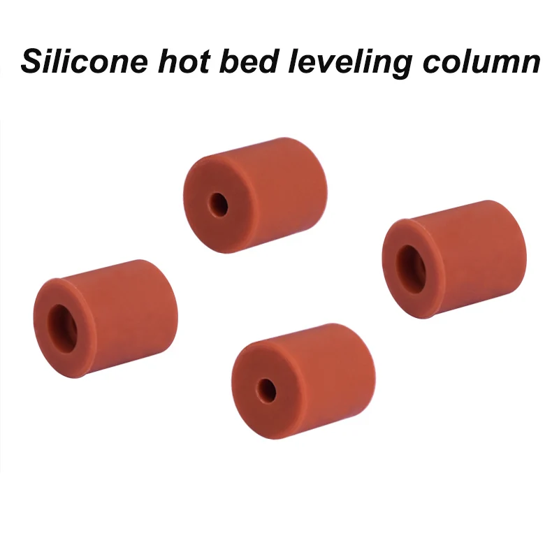 For 3D Printer Accessories Silicone Hot Bed Levelling Column Platform Silicone Shock Absorber High Temperature Abrasion Resistan