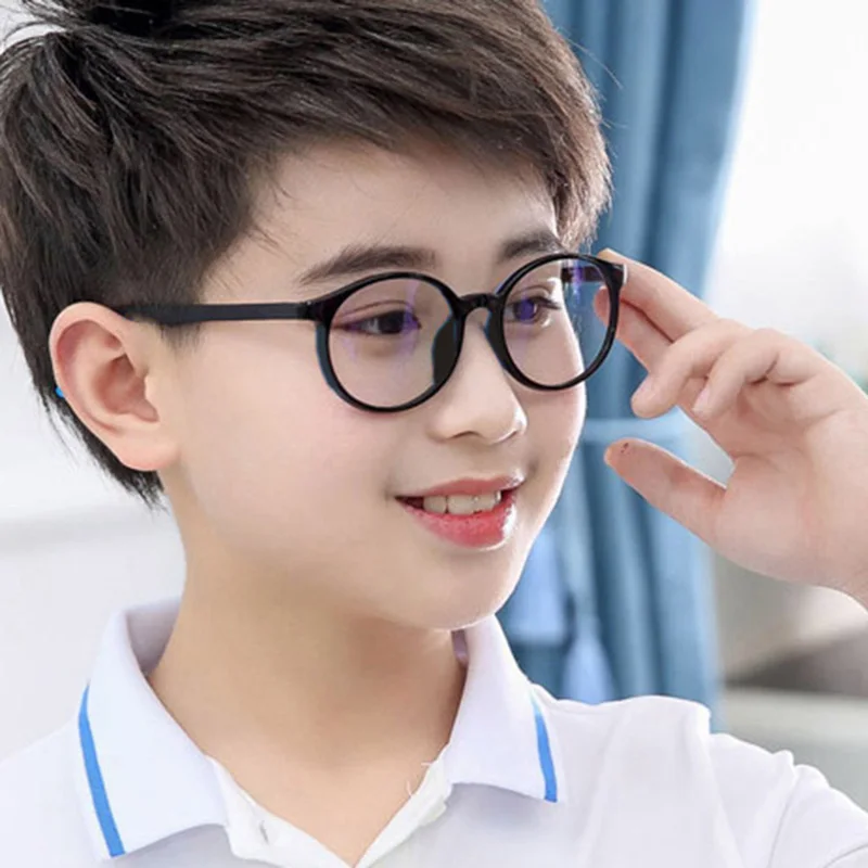 Kids Blue Light Blocking Glasses Anti Glare Blue Blockers Glasses with Spring Hinges for Reading Walking Gaming Watching