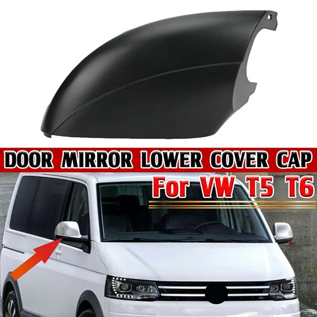 Glossy White/Black Car Rear View Side Mirror Cover Cap Replacement For VW  For Volkswagen For Transporter T5 T5.1 T6 7E1857527F - AliExpress
