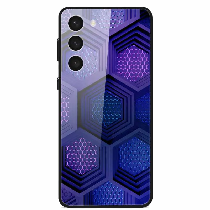 Premium Tempered Glass Case with Space-Themed Design and Enhanced Bumpers