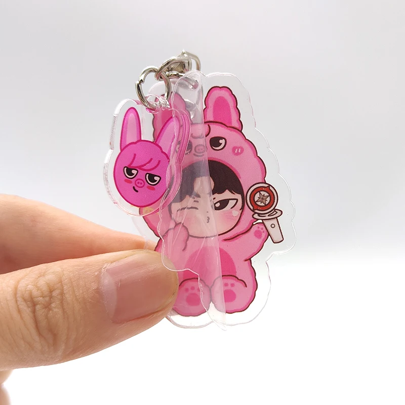 KPOP Acrylic Keychain Set - Cute Bag Pendants