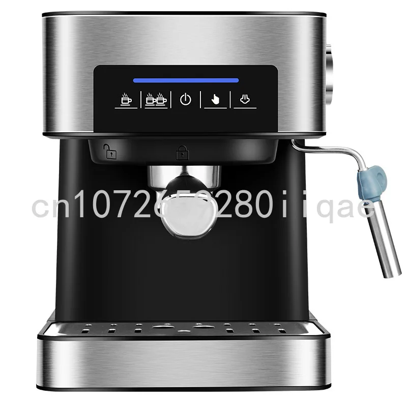 

1.6L Water Tank Italian Coffee Machine Stainless Steel Body Household Small Semi-automatic 20BAR High Pressure Extraction Home