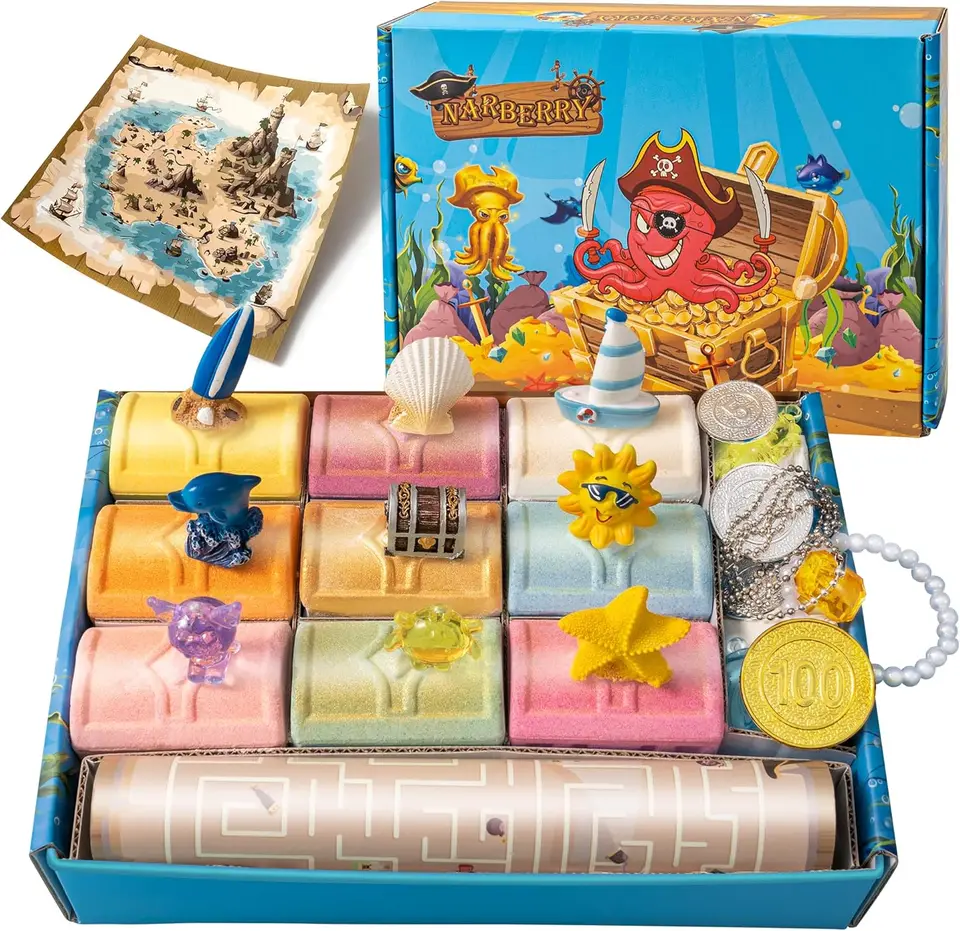 Surprise Bath Bombs for Kids Gift Set