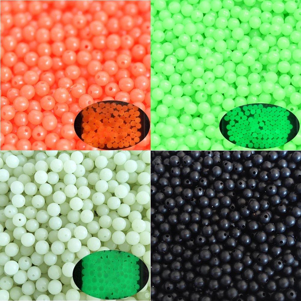 Fishing Beads Stopper Fishing Lures Rig Accessories 100-500pieces