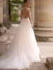 Detachable Train Mermnaid Wedding Dress Sequined Bead Bride Robe Sexy Deep V-neck Backless Bridal Gown Customized Robe De Mariée 3