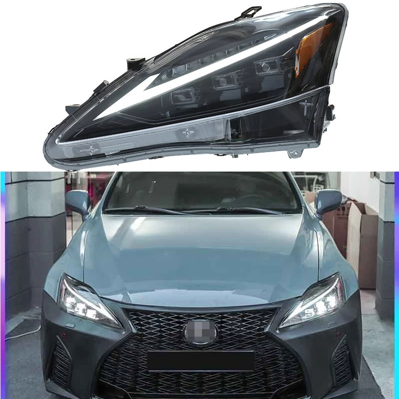 

For Applicable to 2006-2012 Lexus IS250 headlamp assembly Lexus 300 modified LED lens turn signal daytime running lamp