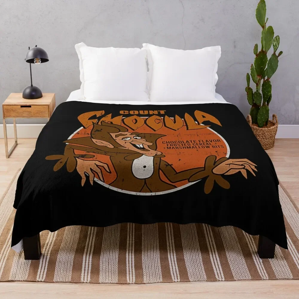 

Vintage Count Chocula Throw Blanket Picnic Bed Fashionable Baby halloween Blankets