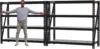 68" Ultra Wide 4 Tier Metal Garage Shelving Unit 68"W x 24"D x 65"H 7200 LBS Capacity Heavy Duty Storage Utility Rack 1