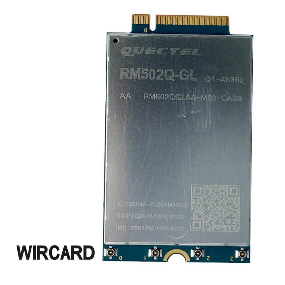 RM502Q-GL 5G Sub-6 GHz M.2 Cat20 NR NSA SA Module LTE 4G Module