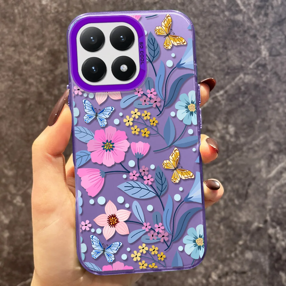 Graceful Flower Aurora Phone Case Cover