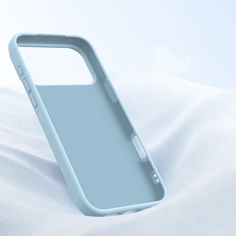 Shockproof Soft Liquid Silicone Phone Case - Skin Feeling Protection Cover