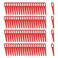 80 Pcs 8.3CM Plastic Grass Trimmer Blade Replacement Blades Lawn Mower Blades For  Einhell Lawn Mower 1