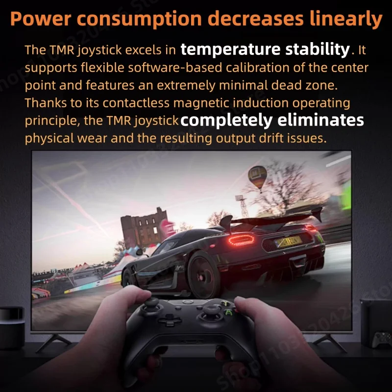 10개 K-SILVER JS13 pro + TMR 전자기 조이스틱 PS5 교체 부품 TMR 조이스틱 3D 아날로그 썸 스틱 로커