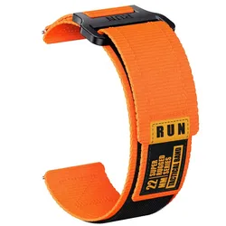 Sporty Nylon Loop Band - Premium Smartwatch Accessory Bracelet with Universal Fit - 22mm (3)