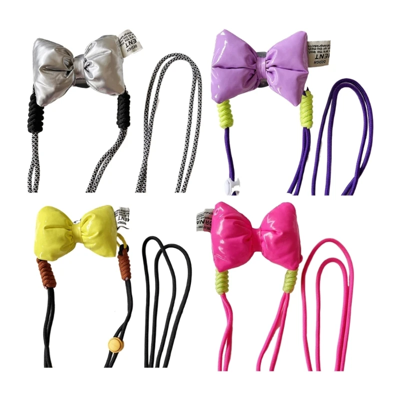 

Adjustable Phone Shoulder Strap Convenient Bowknot Phone Rope Plastic Material