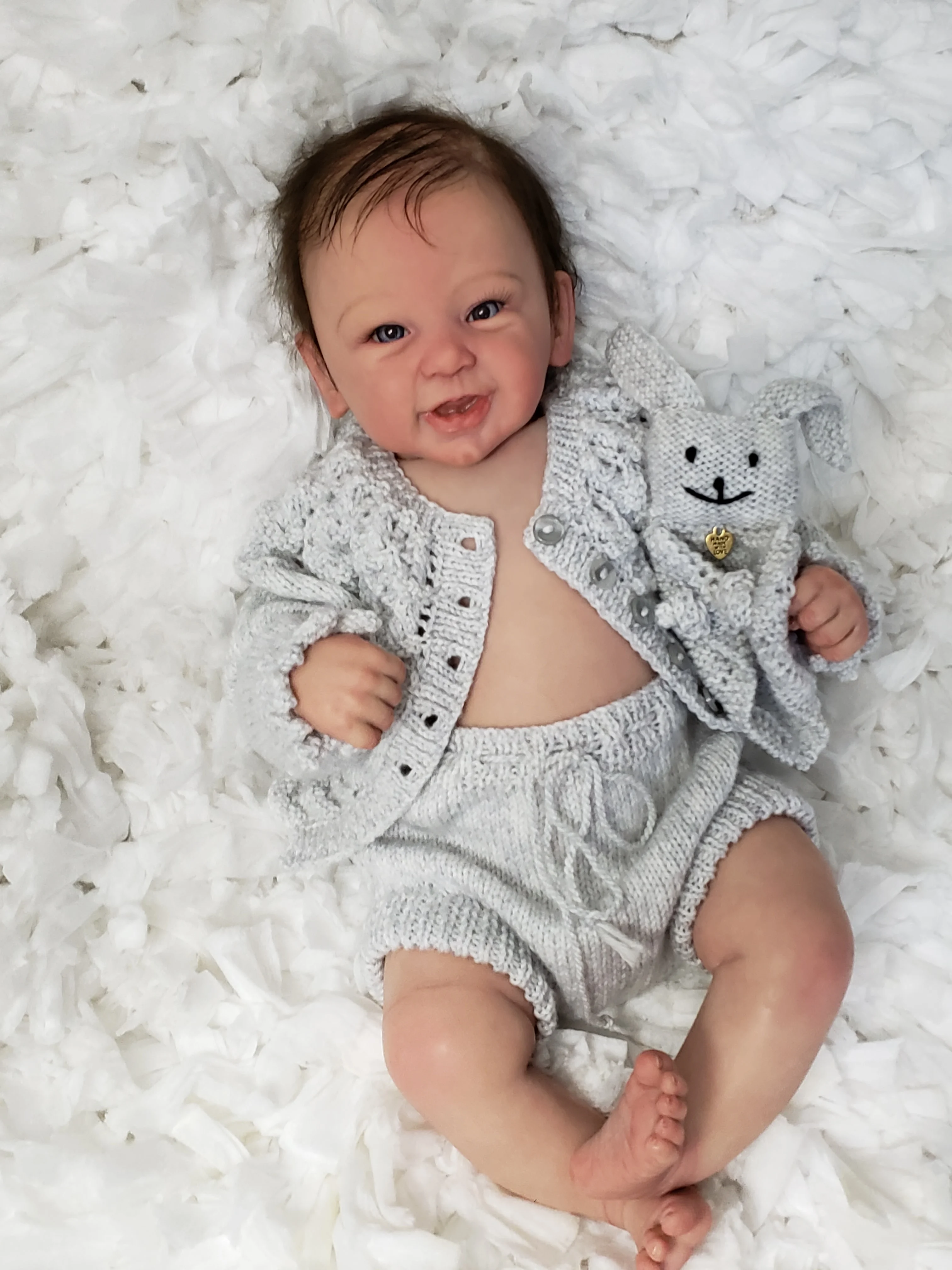 

Bebe Reborn Kit Phoenix Silicone Vinyl Unpainted Unfinished Blank Reborn Doll Parts 21 Inches DIY Blank Kits Mold