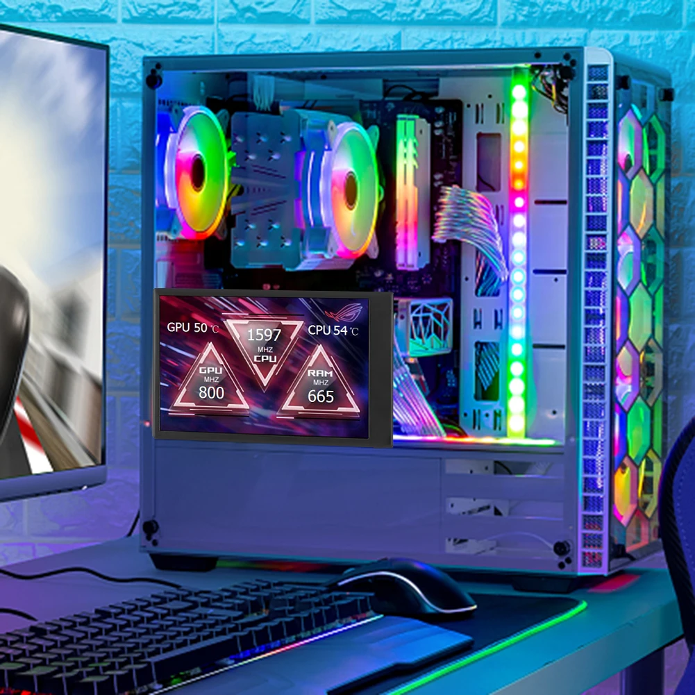 AIDA64 3.5 ġ LCD ũ ̺  ÷ ũ , PC ǻ ̴ ITX  CPU  CŸ ̽, 320x480