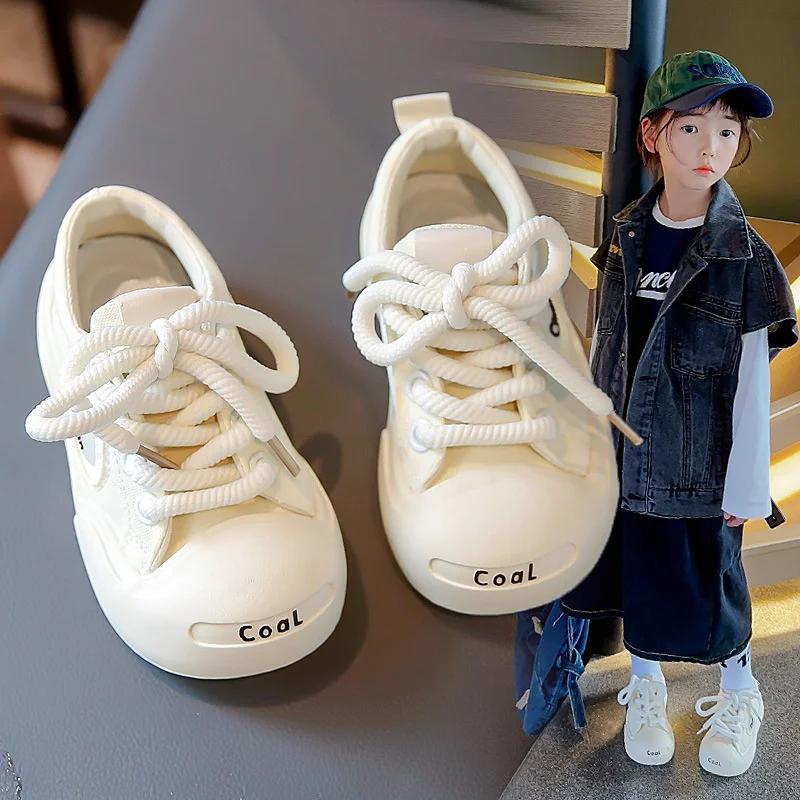 New Fashion Children Toddler Canvas Sneakers Low Top Breathable Lightweight Unisex-Child Casual Tennis Walking Shoes for Kids