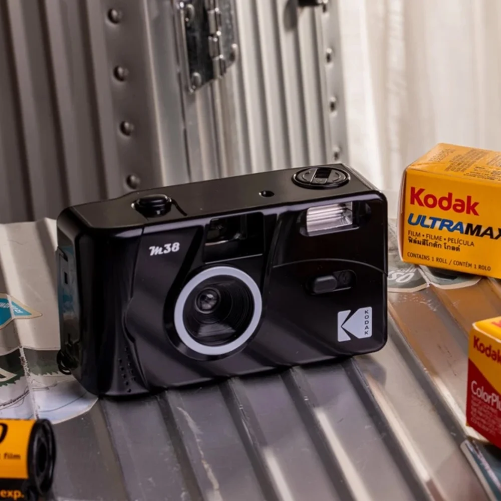 Appareil photo non jetable Kodak M38, 135 film imbécile avec flash, étudiant,  machine à film rétro - AliExpress