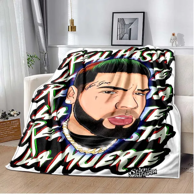 HIP HOP Rapper Anuel AA blanket,for bed room livingroom bed sofa  office,Decke,deka,couverture,deken,cobertor,frazada,tæppe,teppe - AliExpress