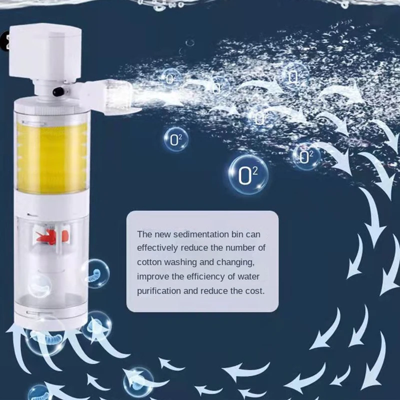 Fish Tank Filter Pump Threeinone Filter Oxygen Pump Wave Making Pump