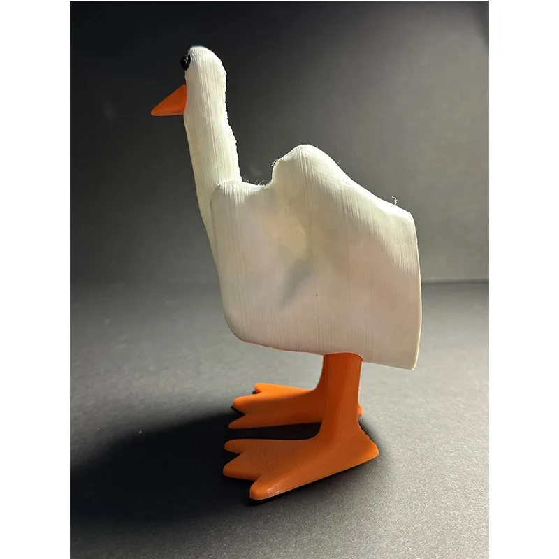 Perfine Dekoobjekt Duck You Ente Mittel-Finger, 'The Duck You' Lustige  Kunsthandwerk, Harz Enten Ornament Deko für Zuhause, Desktop.