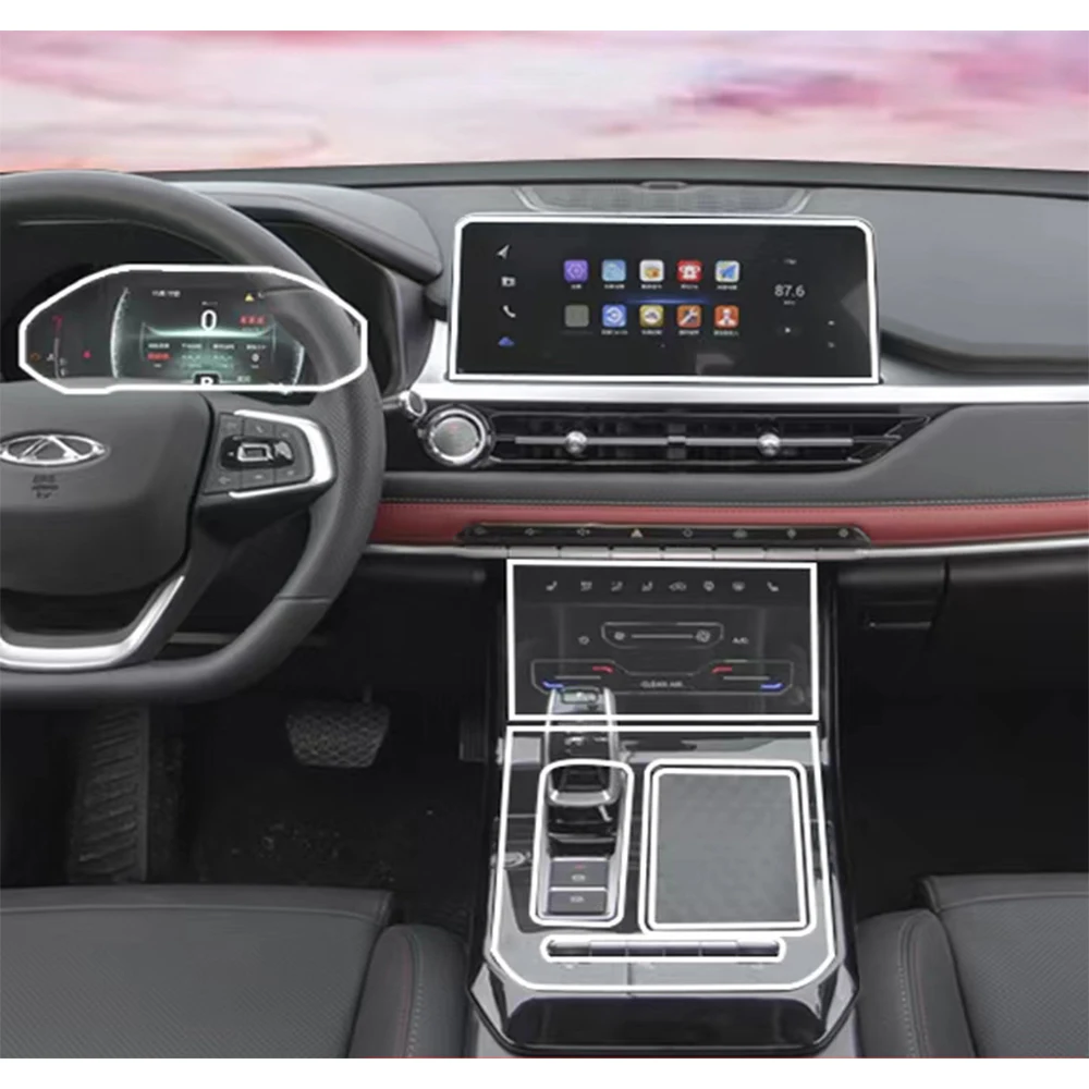 

Фотопленка для CHERY TIGGO 4 Pro 2022, прозрачная пленка для ремонта салона автомобиля, с защитой от царапин