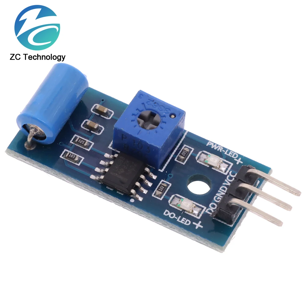 Pack of Vibration Sensor Modules - Normally Closed Type Alarm Sensor Switch SW-420